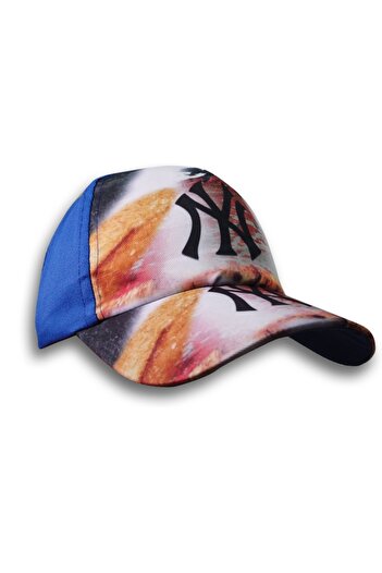 Kardelen Butik Denizli ( Fog Pattern ) Waiter Size Unisex Ny Hat ( 8-12 Years ) ( Sax )