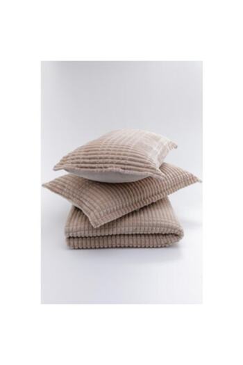 Merinos Modern Line Mocha 3-Piece Blanket Set