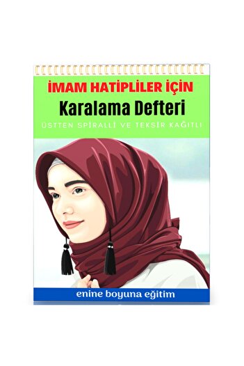 Enine Boyuna Eğitim Scrapbook for Spiral Imam Hattips (Texir Paper)