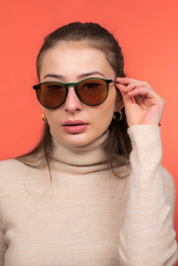 Focus On Erica Green Polarized Sunglasses