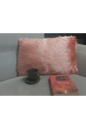 Lostello Home Rectangular Plush Throw Pillow Pillow Case-coral-35*50