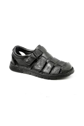John May Men's Sandals Wa-1805 Black