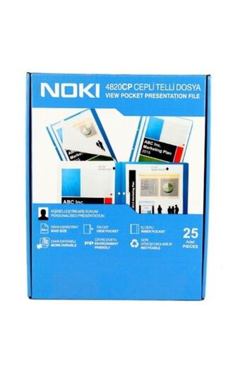 Noki Pack of 25 with Ring Binder Pockets (4820CP-130)