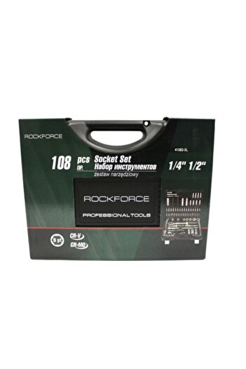 FORSAGE Rockforce 108 Parça 1/2-1/4 Uzatmalı Cırcırlı Lokma Takımı Prof.
