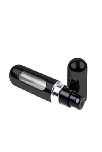 Dream Plus Siyah Cep Parfüm Şişesi Atomizer Seyahat Parfüm Şişesi Cep Kolonya Şişesi 5 ml