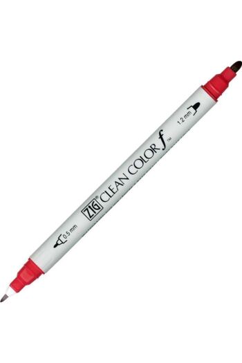 Zig Clean Color F Tcs-6000t 024 Wine Red Double Sided Pencil