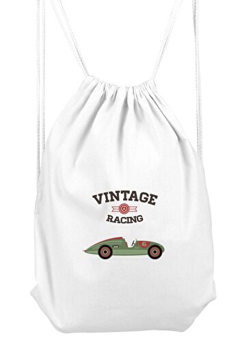 herotasarım Vintage Racing Sports Backpack 36x50 cm Bll2100