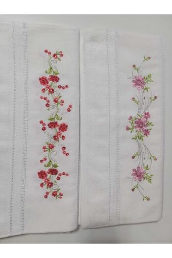 Fiesta Kardelen Dowry Embroidered Towel (özdilek) 2 Pack