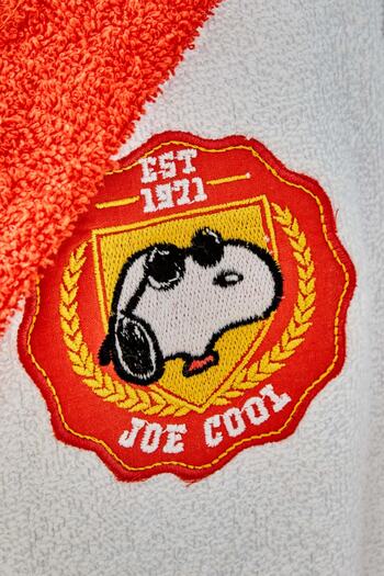 PEANUTS By Karaca Home Snoopy Joe Embroidered 8-10 Years Old Children's Bathrobe Set