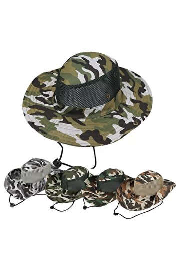 Kardelen Butik Denizli Sniper Camouflage Hat (56-58 Cm) (Copper)