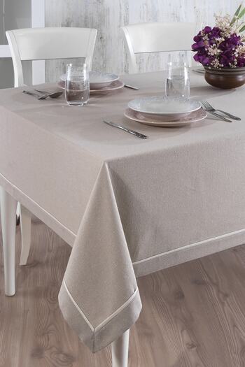 ÖDEL HOME Buldan Fabric Bias Tablecloth