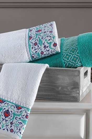 İyi Geceler İstanbul Nakkaş Towel Set Çintemani