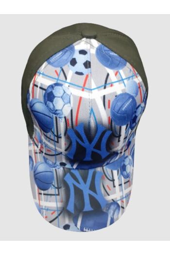 Kardelen Butik Denizli (Football Ball) Waiter Size Unisex Ny Hat (8-12 Years) (Khaki)