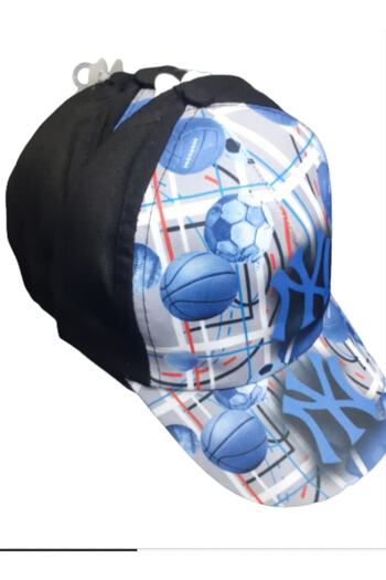 Kardelen Butik Denizli (Football Ball) Waiter Size Unisex Ny Hat (8-12 Years) (Black)