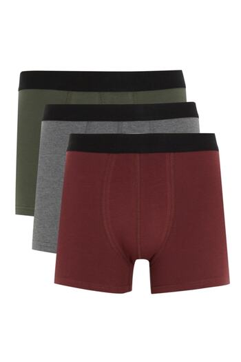 DeFacto Fit Regular Fit Cotton 3-pack Boxer