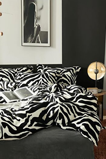 Always Single Double Sided Duvet Cover Set with Elastic Sheet