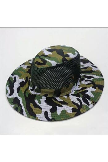 Kardelen Butik Denizli Sniper Camouflage Hat (56-58 Cm) (White)