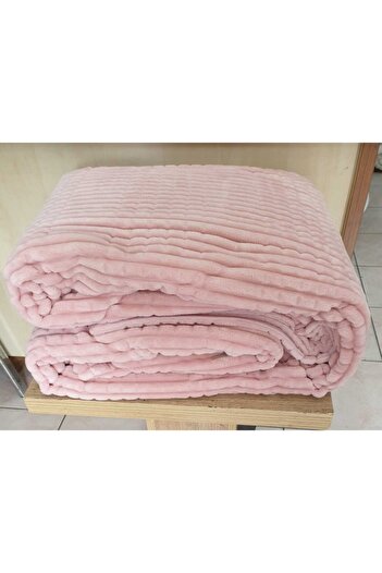Merinos Powder Color Modern Blanket Set