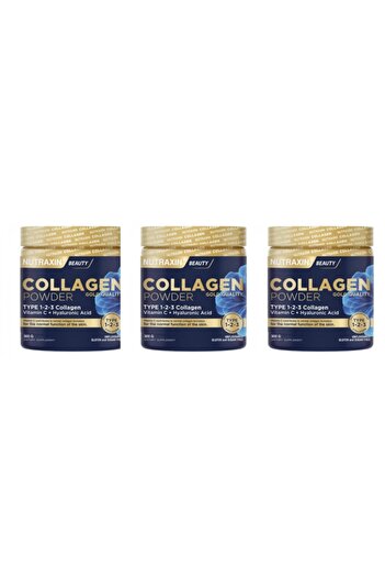 Nutraxin Gold Quality Collagen Powder - 300 Gr, 3 Boxes