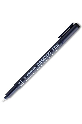 Snowman Drawing Pen Technical 0.1 MM Black FT 700D 1.S