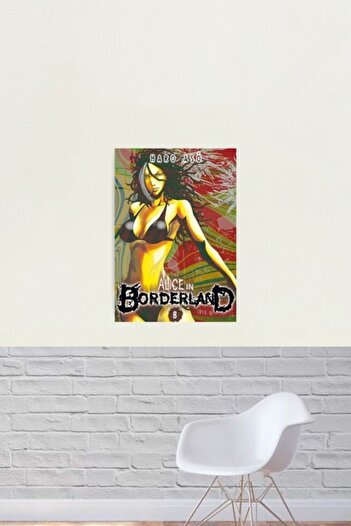 Universal Alice In Borderland Hikari Kuina Posteri Tablo Ahşap Poster Dekoratif