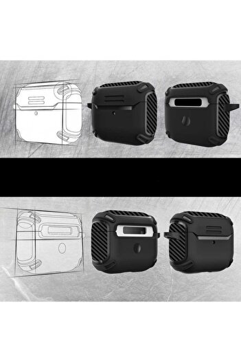 Nezih Case 3rd Generation Shockproof Carbon Fiber Design Protective Anti-knock Cover
