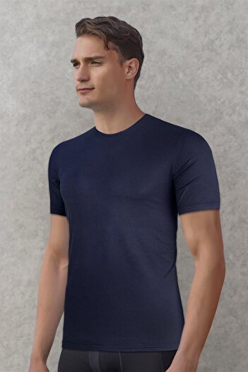Doreanse 2566 Ανδρικό μπλουζάκι Premium Navy Blue