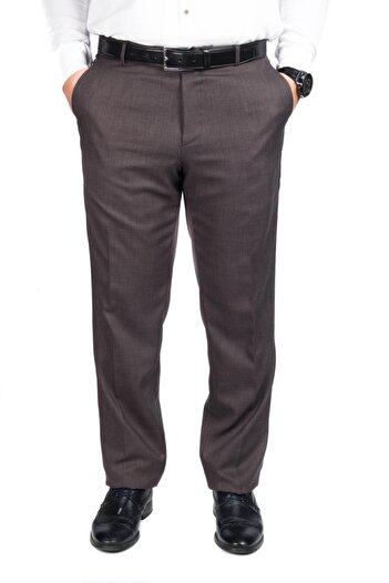 wontilotte Men's Gray Dream Cotton Polyviscon Fabric Trousers