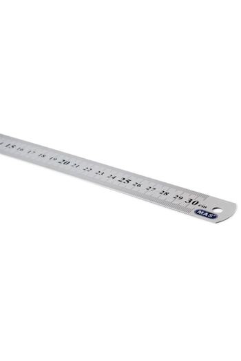 Mas Steel Ruler 30 Cm (Figures Are Press Print)