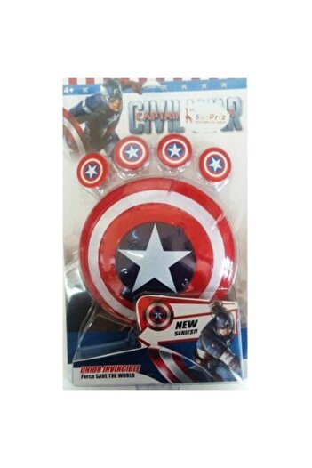 cibotoys Sesli Işıklı Disk Atan Kaptan Amerika Kalkan Captan America