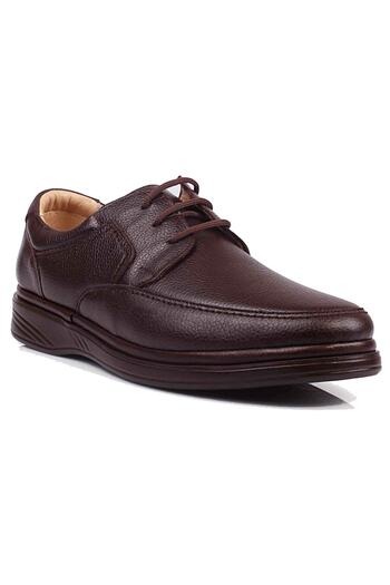 DETECTOR Orthopedic Inner Outer Complete Leather Extra Comfortable Large Size Casual Men's Shoes 701ks (40-48)