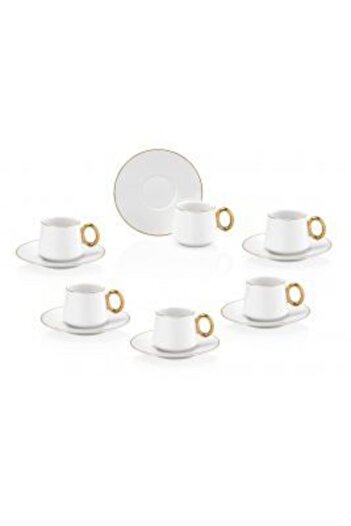 Taç Tulip Coffee Cup Set Gold
