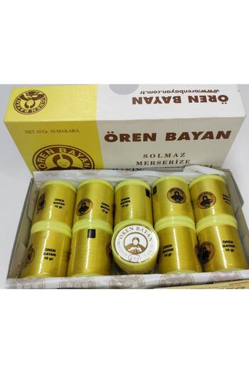 Ören Bayan Koton Makine Nakış Makarası 10 gram 10lu Kutu Renk: 612