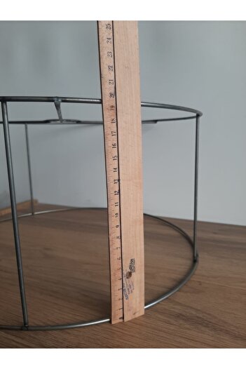 White West inn House Lampshade And Floor Lamp Wire Circle 40 Cm Diameter 20 Cm Height Large Size