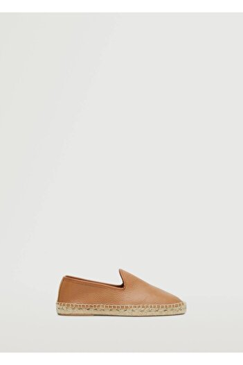 MANGO Man Espadrilles aus Juteleder