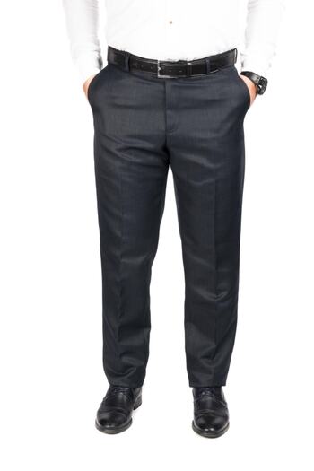 wontilotte Men's Anthracite Vito Fabric Trousers