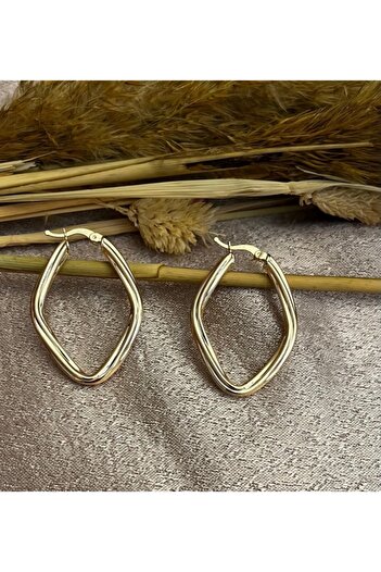 Markiz Takı Design Gold Earrings 3.5 cm