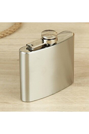 Gezginimport Stainless Steel Flask 5 Oz ( 147 Ml ) Liquor Whiskey Cognac Alcohol Bottle
