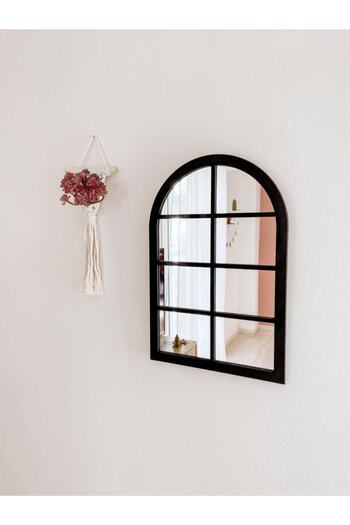 AHWALL Modern Scandinavian Style Plexiglass Mirrored Mdf Table