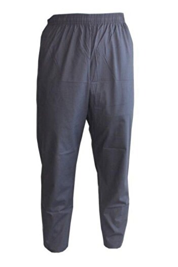 Yasir Linen Men's Baggy Trousers - Hajj Umrah Trousers Gray Color