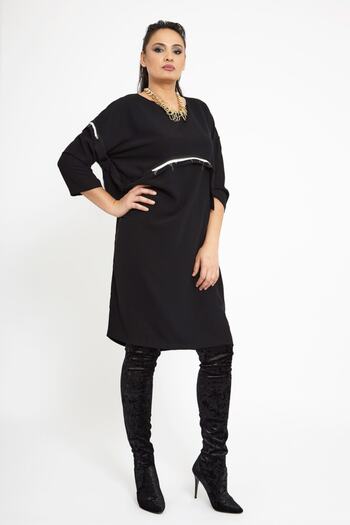 VERDA Cup Detailed Dress