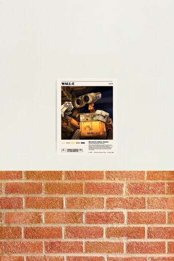 Universal Wall-e Animasyon Tablo Ahşap Poster Dekoratif
