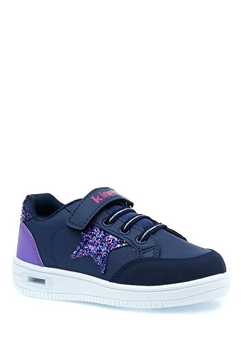 Kinetix Malıbu Pu Girl 1pr Navy Blue Girl's Sneaker
