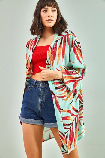 Bianco Lucci Dámské více vzorované kimono 10951021