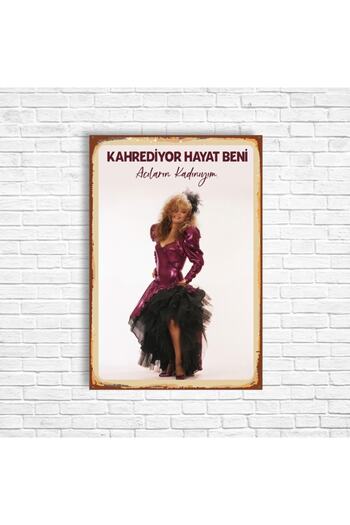 TRENDPOSTER Bergen Retro Ahşap Poster