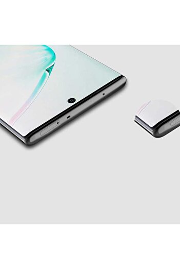 Fibaks Galaxy Note 10 Plus Compatible Fully Covering Shatterproof Flexible Super Pet Screen Protector