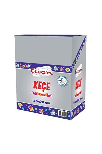 Ticon Roll Felt 50x70cm 60 Pieces Mixed Color Stand (2mm Thickness)