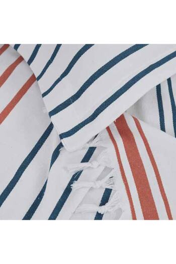 Altınbaşak Luxart Fringed Bedspread 2x Pillow 220x240