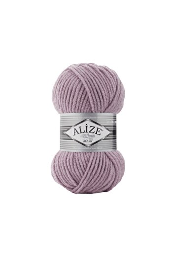Alize Superlana Maxi 5 Pieces Ashy Lilac Color Knitting Yarn Κωδικός χρώματος: 505