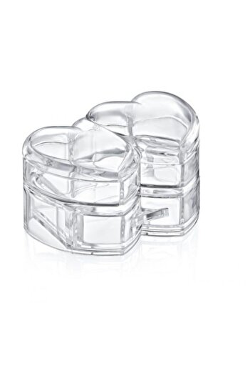 Box Up Heart Lid Jewelry Box Makeup Organizer Jewelry Organizer